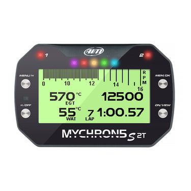 AiM Sports MyChron 5S 2T Dual-Temperature Karting Dash and Data Logger